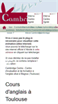 Mobile Screenshot of cambridge-centre.fr